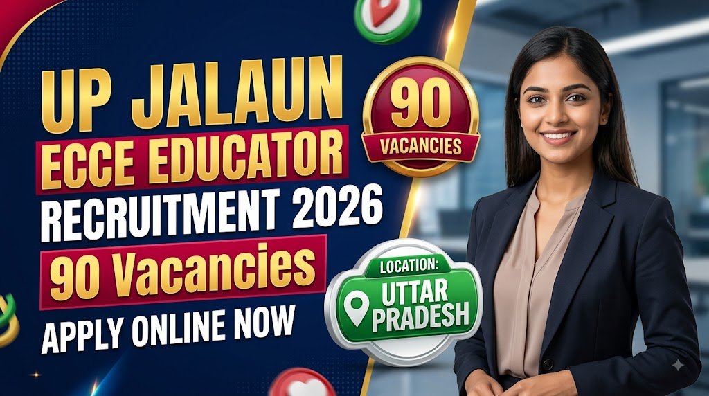 UP Jalaun ECCE Educator Recruitment 2026: 90 Vacancies, Apply Online Now