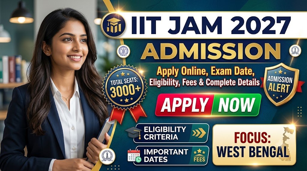 IIT JAM 2027 Admission: Apply Online, Exam Date, Eligibility, Fees & Complete Details