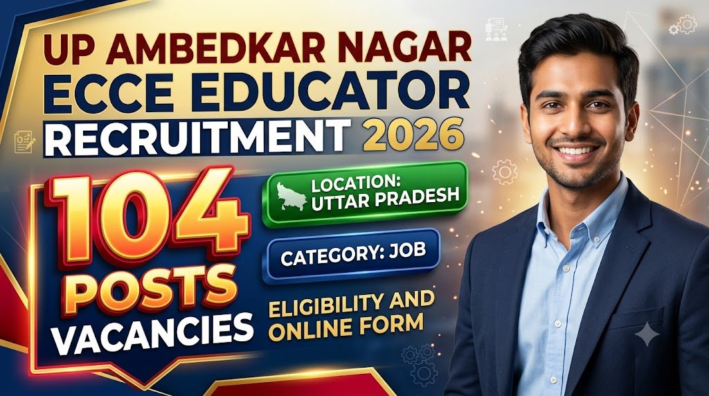 UP Ambedkar Nagar ECCE Educator Recruitment 2026: 104 Posts, Eligibility and Online Form