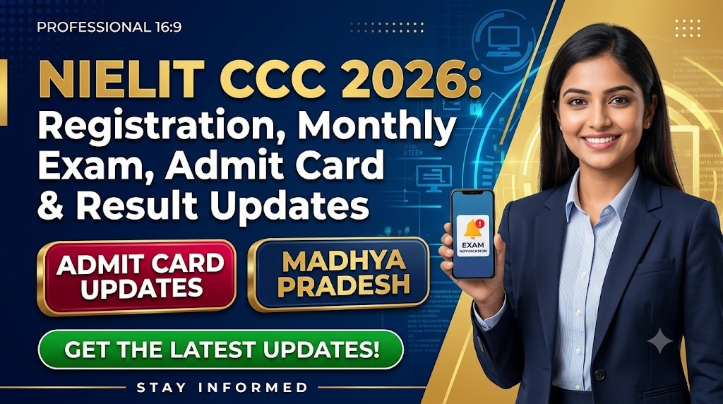 NIELIT CCC 2026: Registration, Monthly Exam, Admit Card & Result Updates